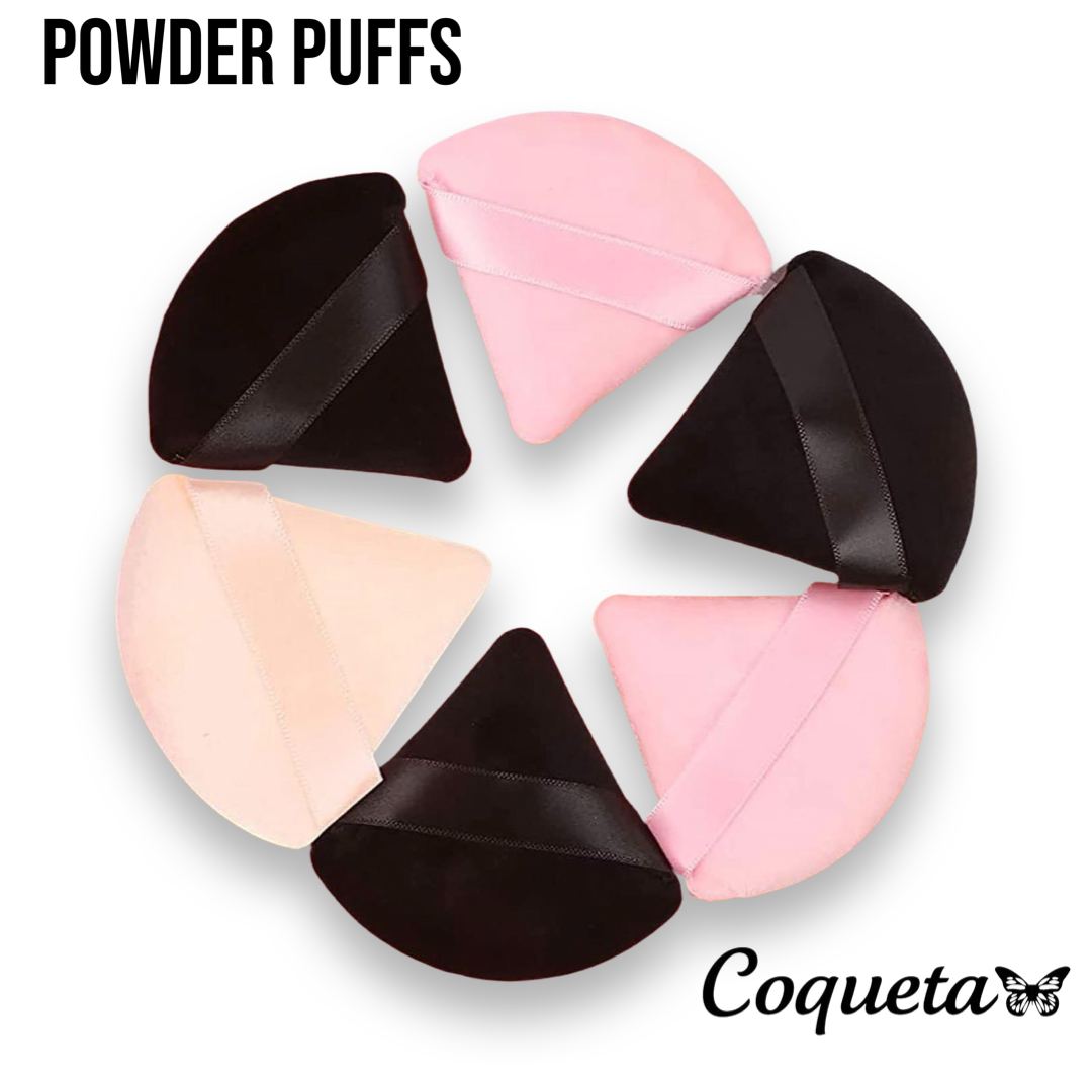 3 powder puffs