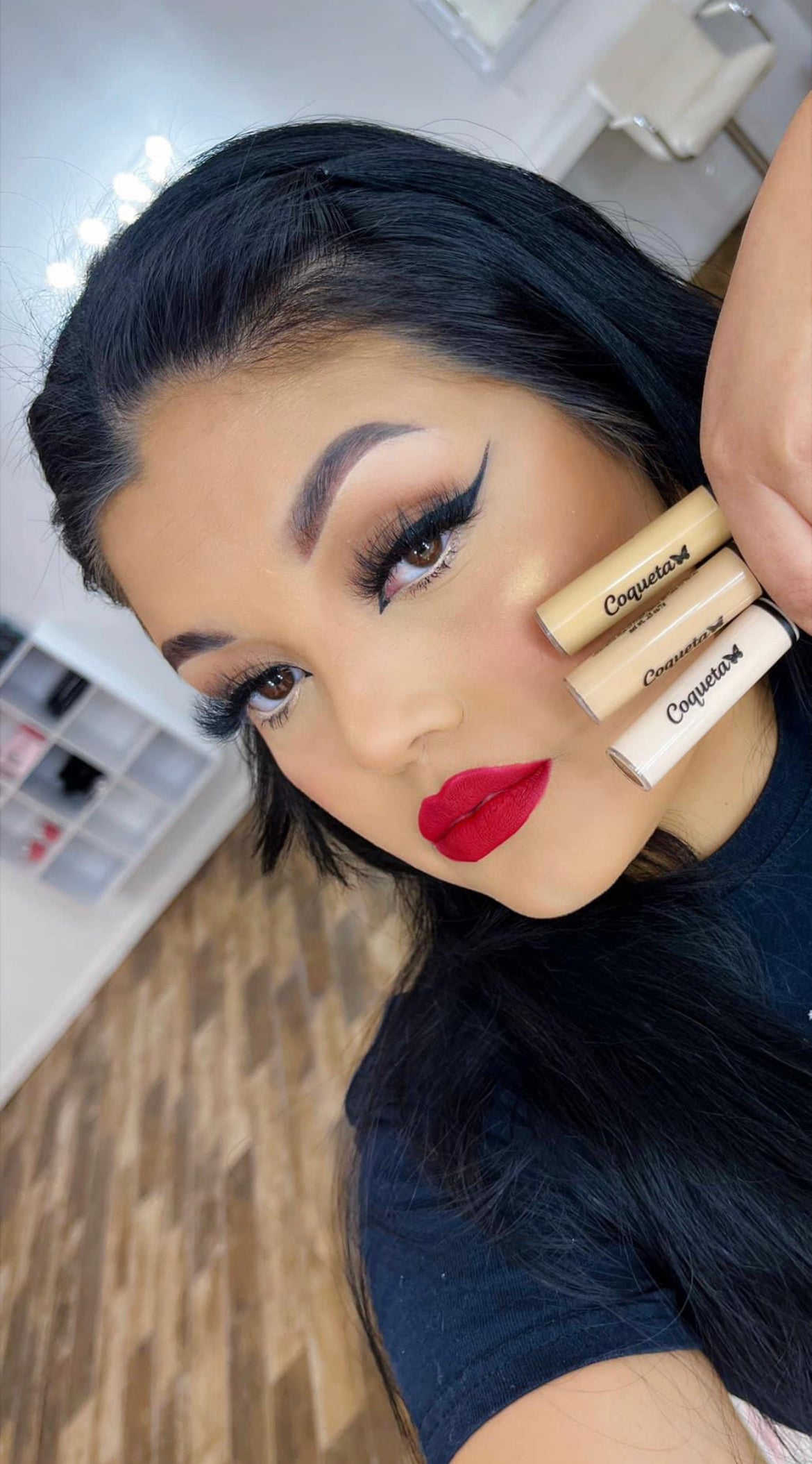 Camouflage full coverage concealers