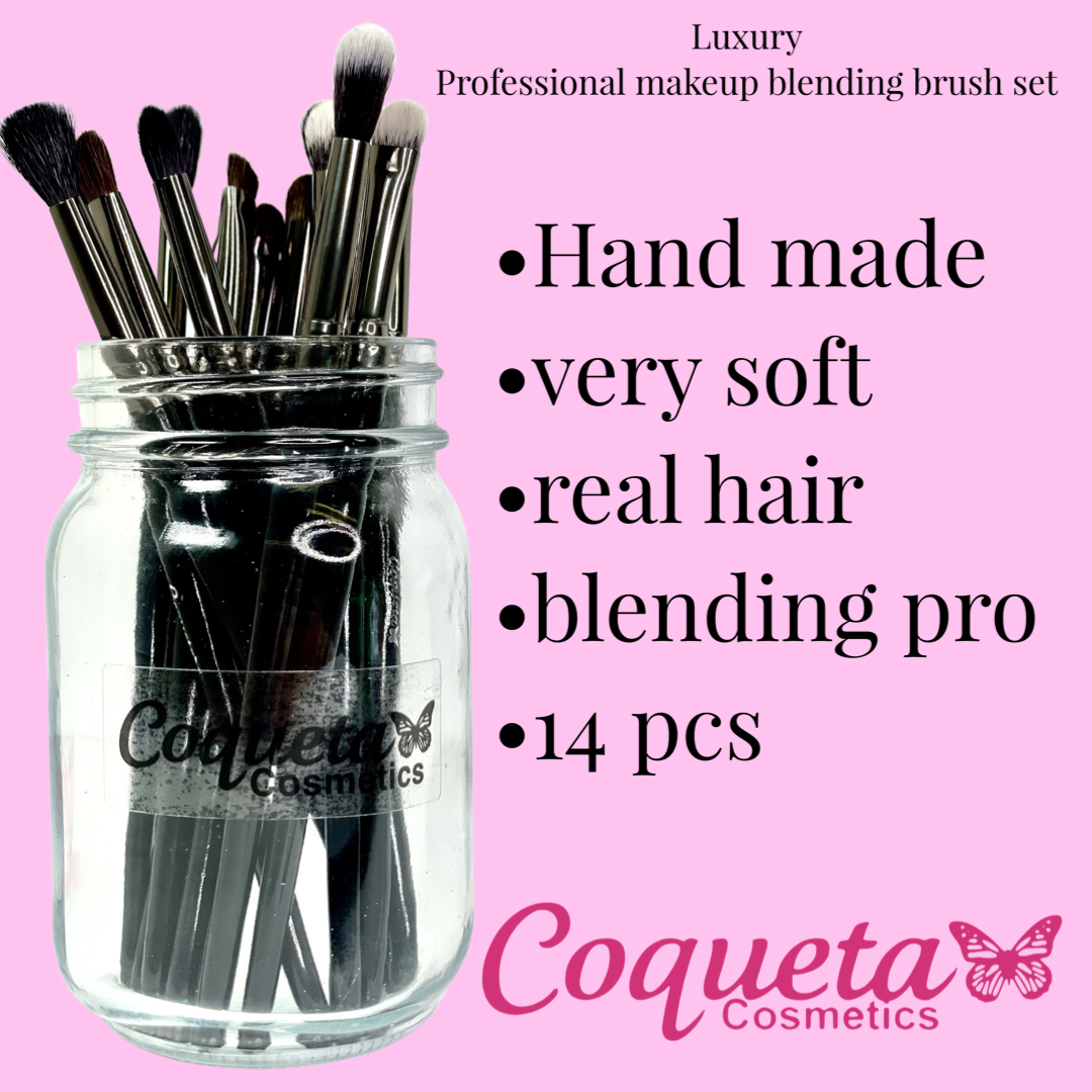 Professional blending brush set