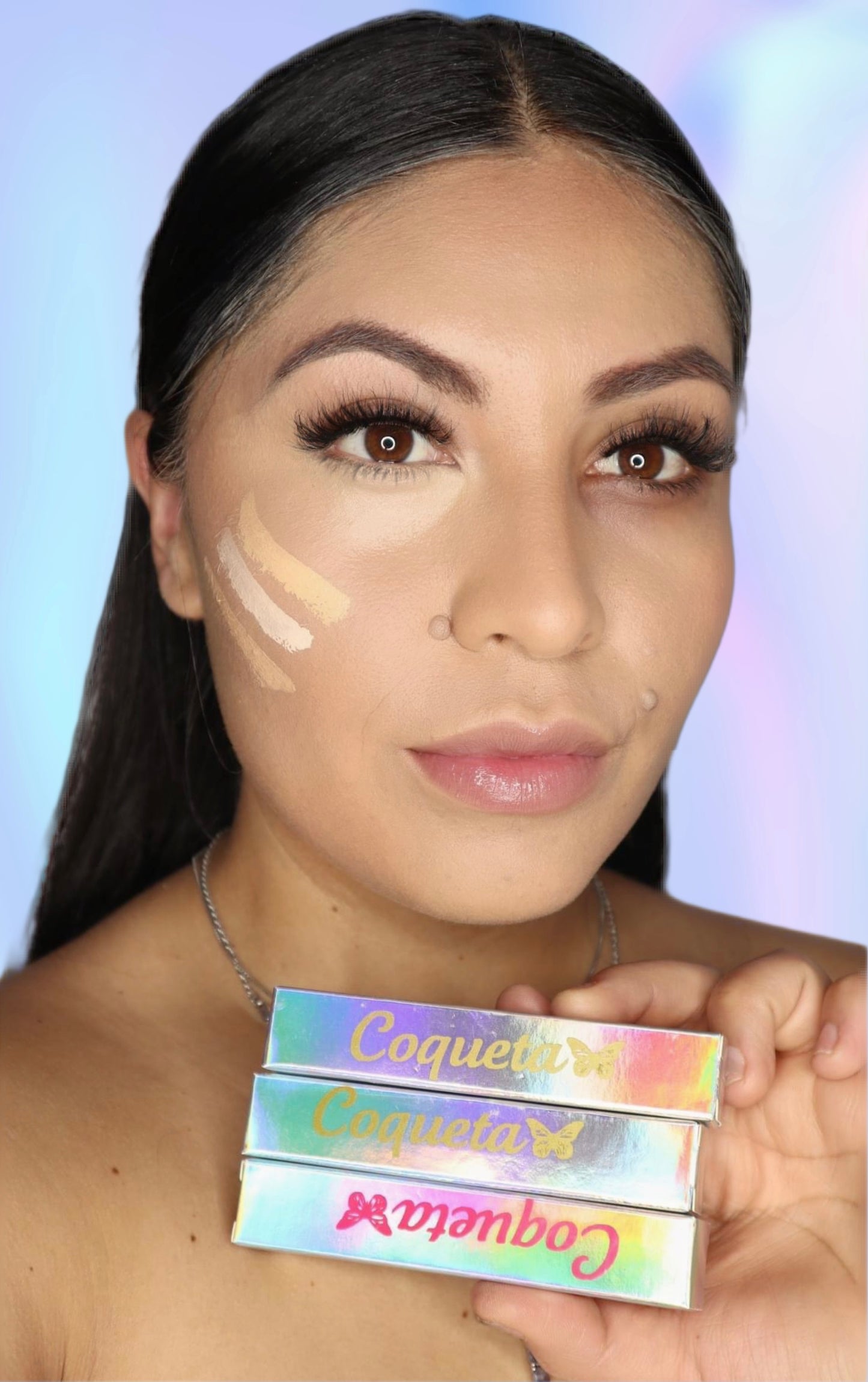 Camouflage full coverage concealers