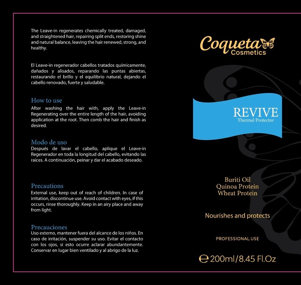 Protector de calor y restaurador de cabello