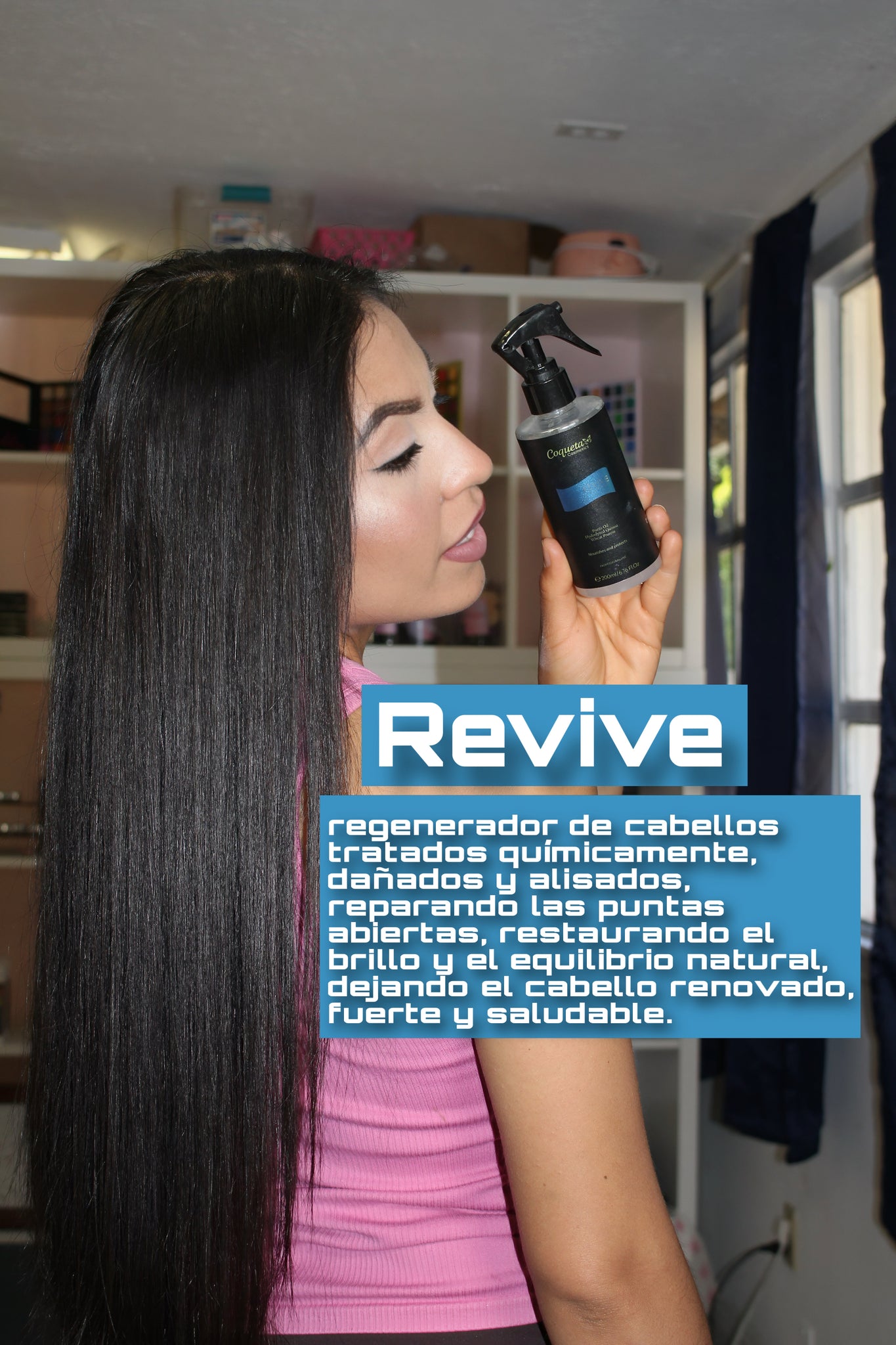 Protector de calor y restaurador de cabello